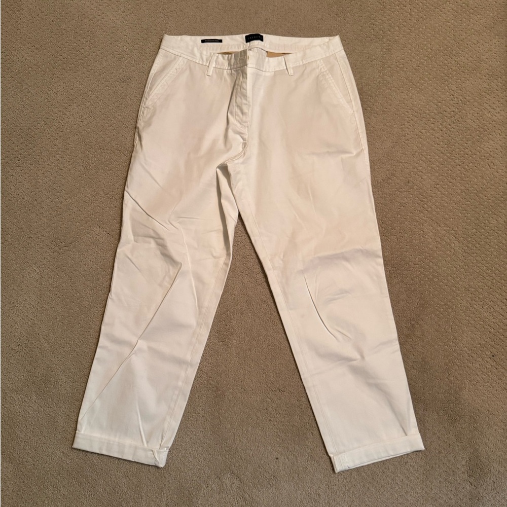 Talbots Women's white relaxed Chinos